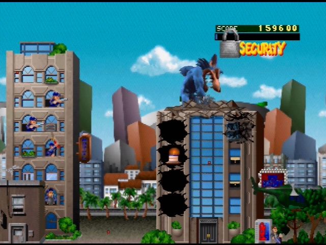 Rampage World Tour screenshot 3 for Playstation